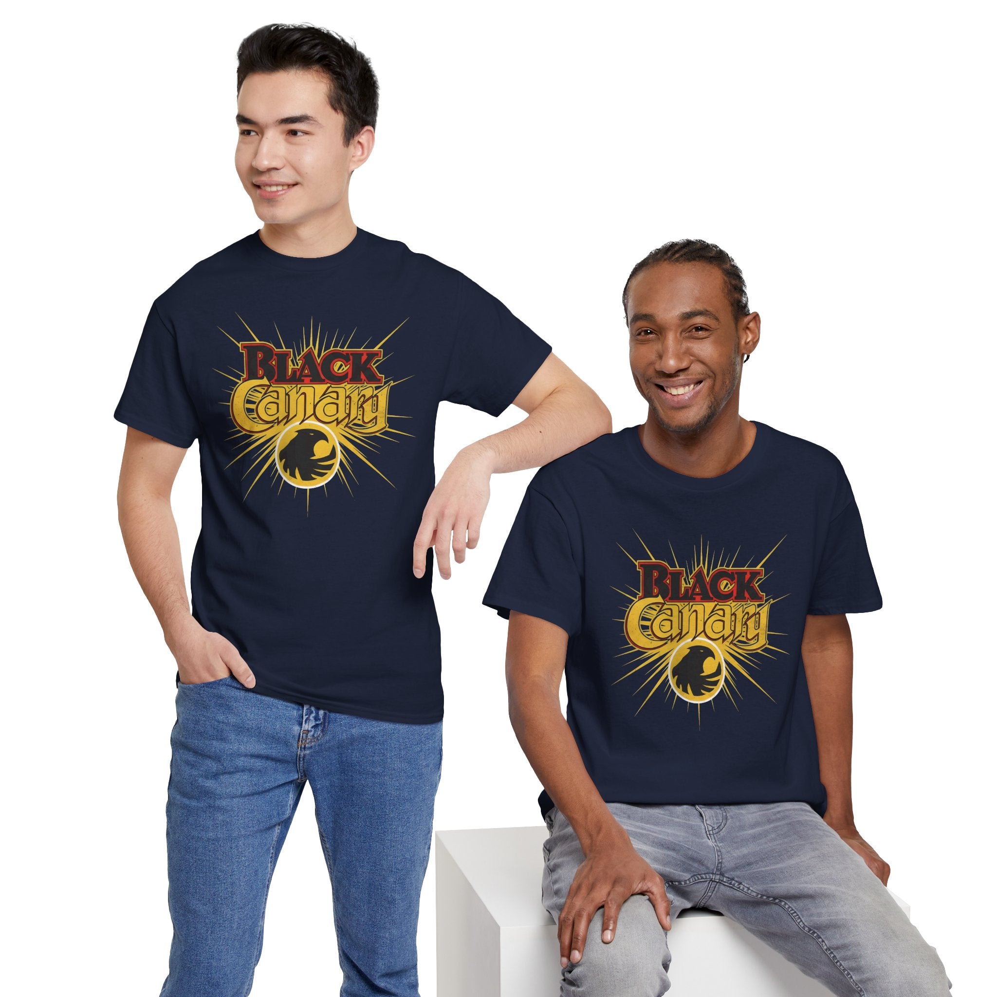 Black Canary Logo T-Shirt — Dinah Lance Justice Society of America Tee