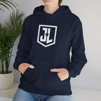 Justice League Shield Logo Hoodie — Minimalist DC Justice League 2017 Sweatshirt