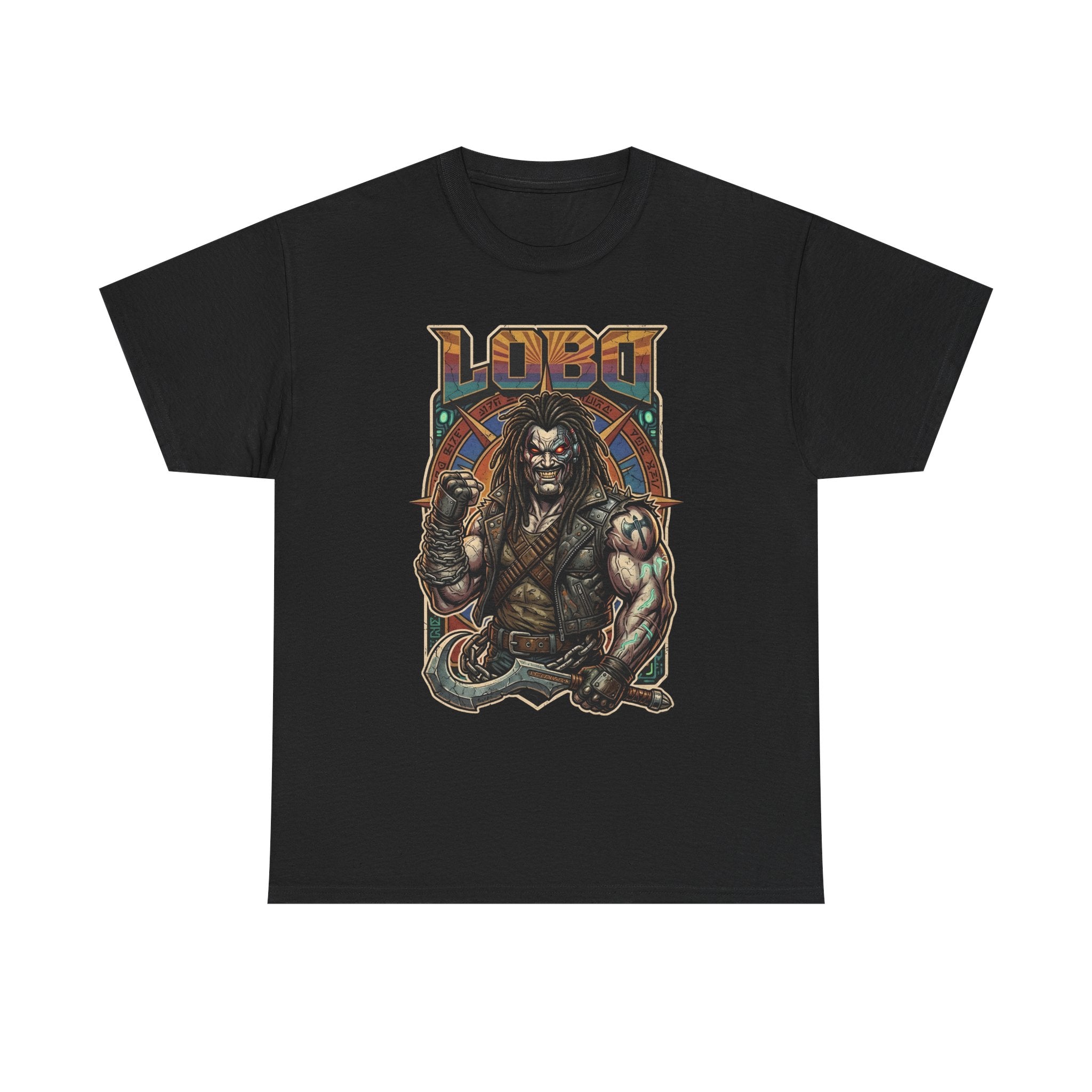 Lobo Warrior Graphic Tee – Jason Momoa’s DCU Czarnian Bounty Hunter T‑Shirt