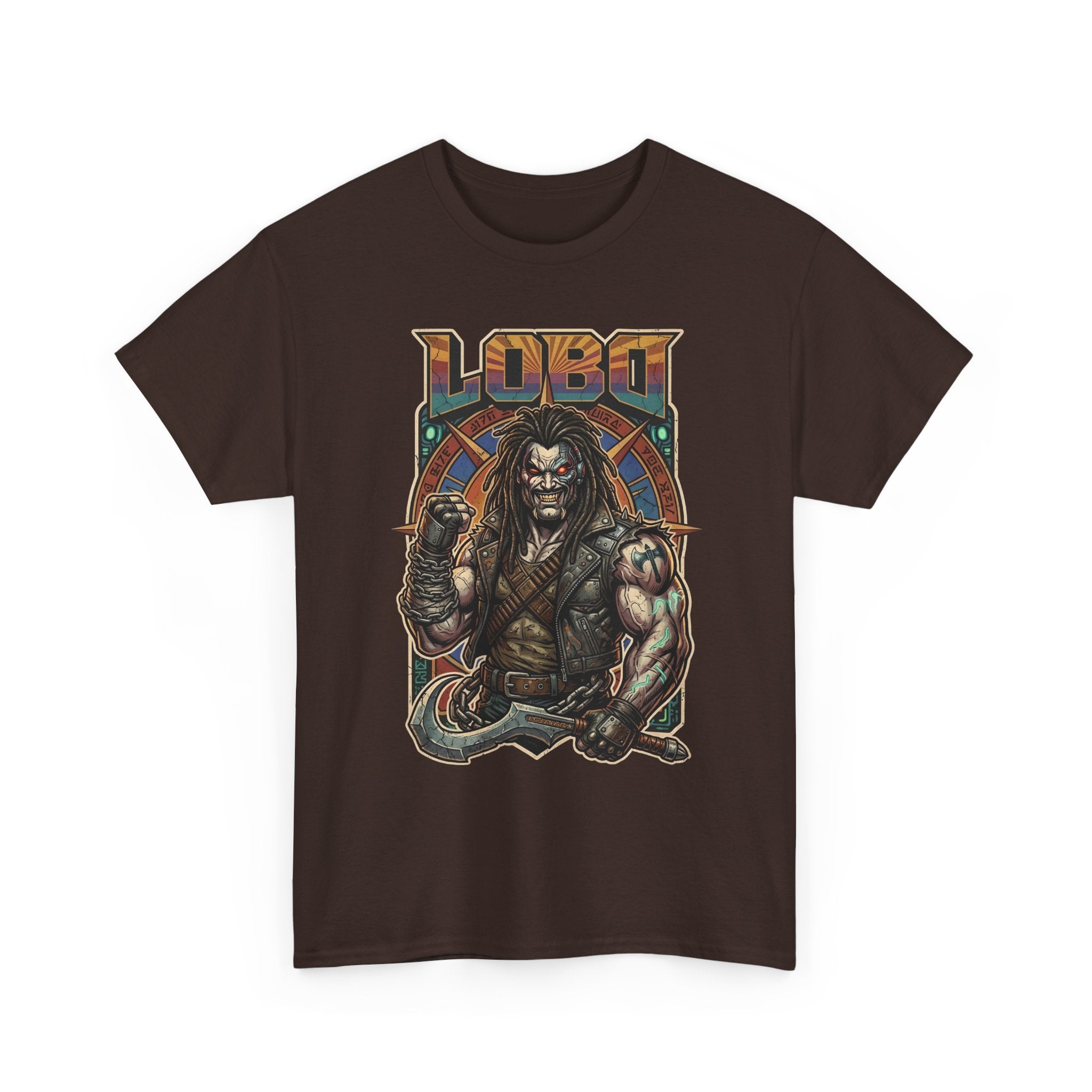 Lobo Warrior Graphic Tee – Jason Momoa’s DCU Czarnian Bounty Hunter T‑Shirt