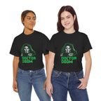 Doctor Doom Retro Green Villain Portrait T-Shirt — Avengers Graphic Tee