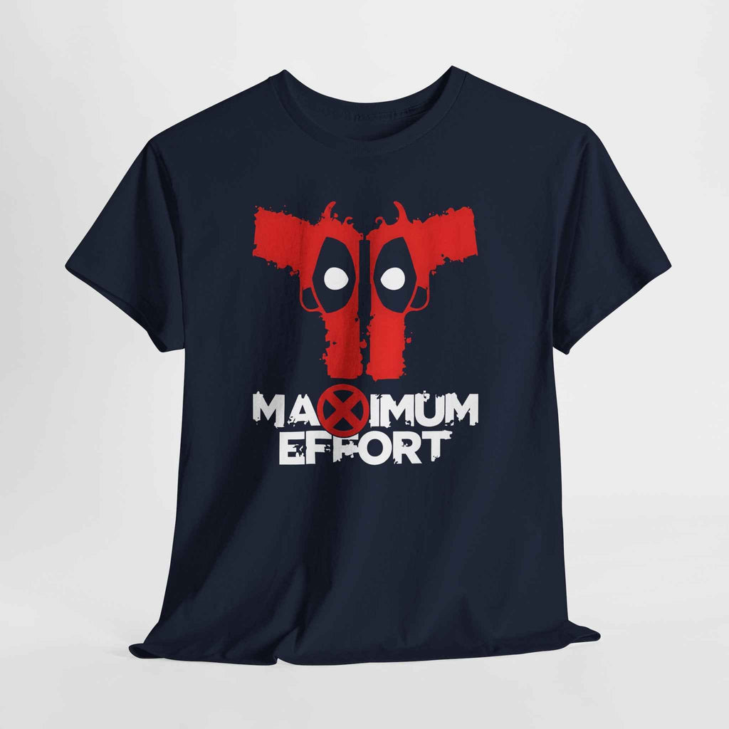 Deadpool "Maximum Effort" Gun Eyes Unisex Graphic Tee