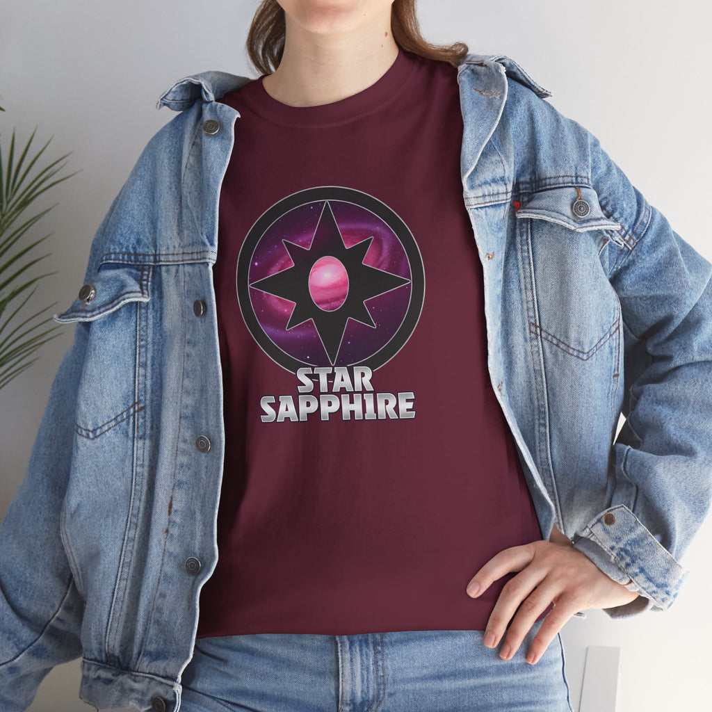Teen Titans Star Graphic Tee — DC Star Sapphire Gem Logo T-Shirt