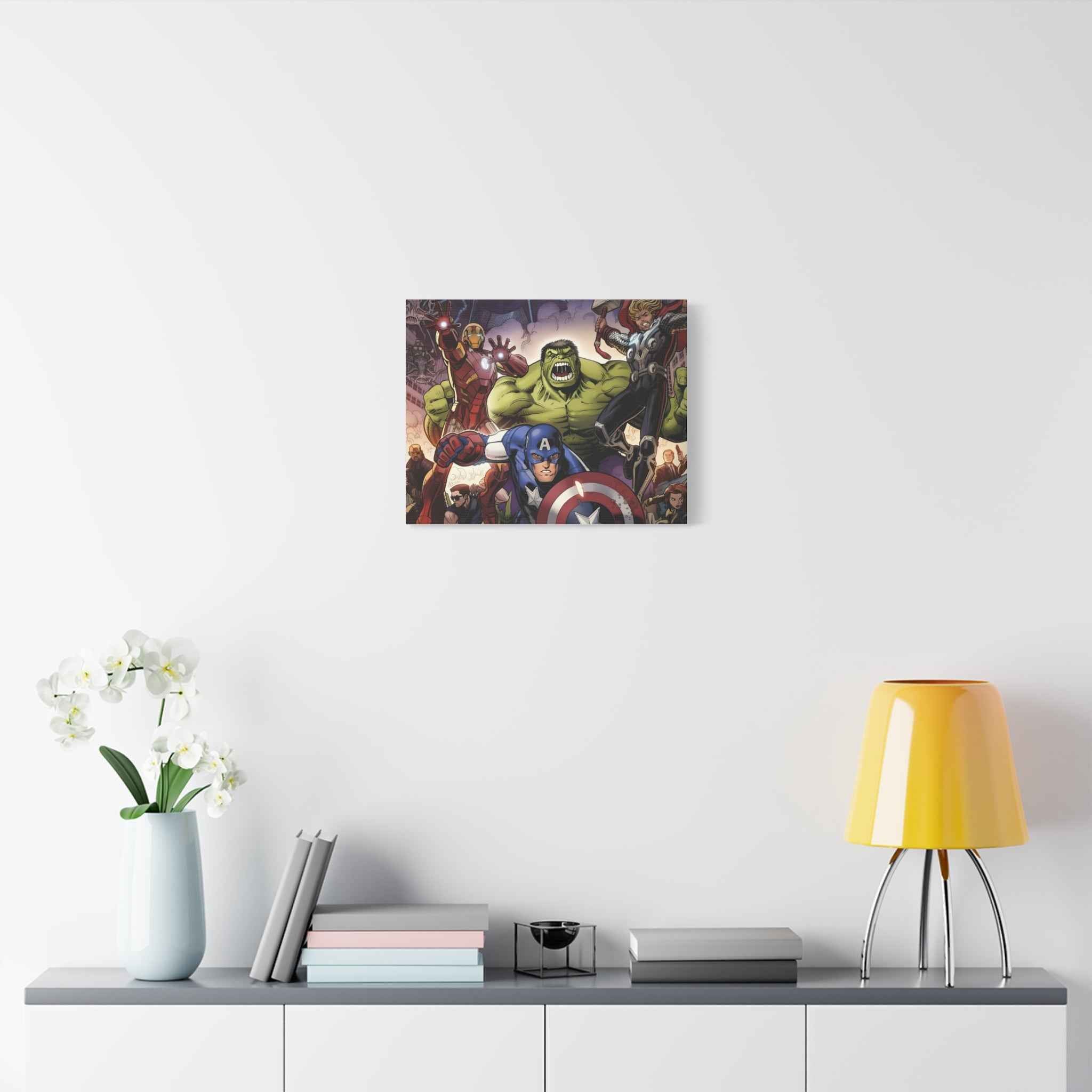 Superhero Canvas Art - Avengers Wall Decor