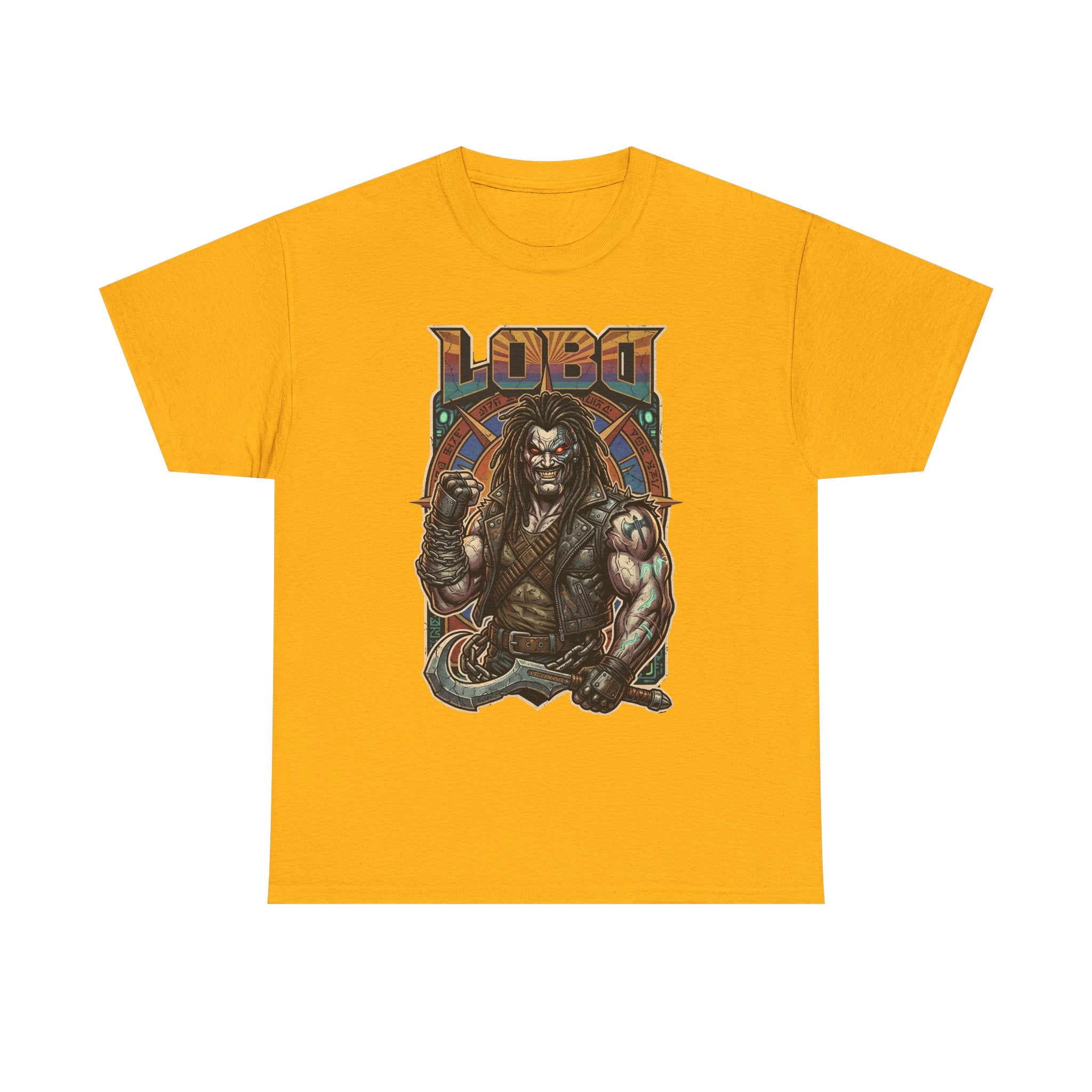 Lobo Warrior Graphic Tee – Jason Momoa’s DCU Czarnian Bounty Hunter T‑Shirt