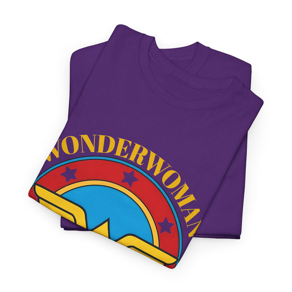 Wonder Woman Retro Logo Unisex T-Shirt - Classic DC Justice League Amazon Warrior Emblem Shirt