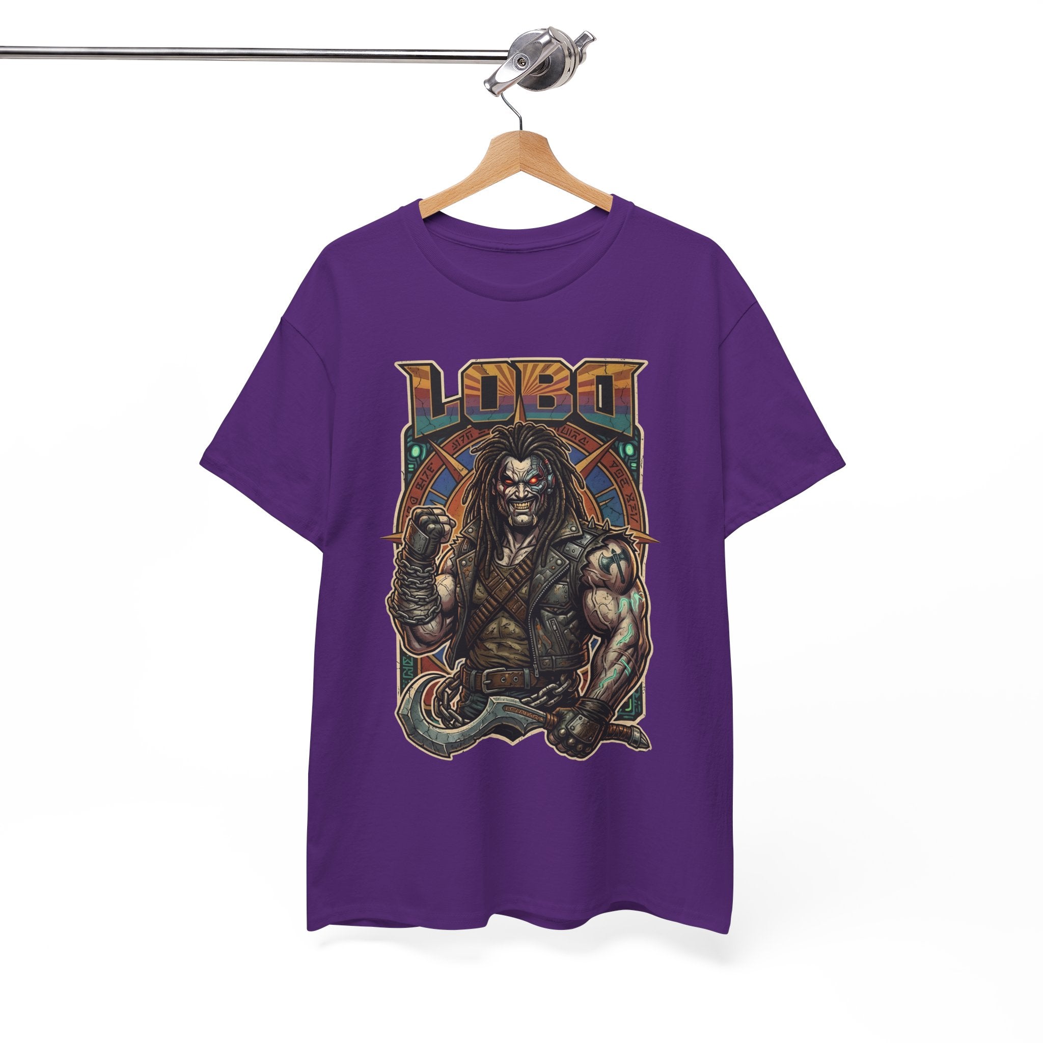 Lobo Warrior Graphic Tee – Jason Momoa’s DCU Czarnian Bounty Hunter T‑Shirt