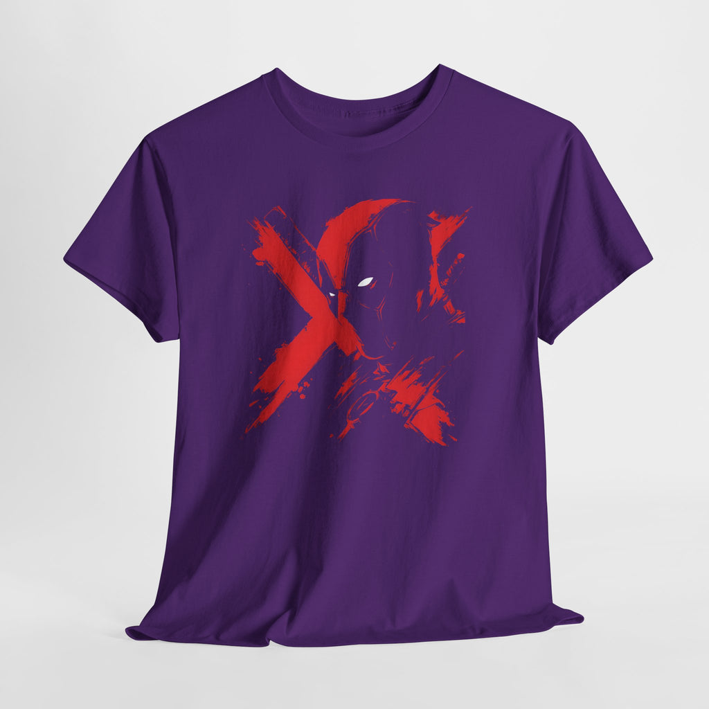 Deadpool Marvel Rivals Graphic Tee — Red X Masked Wade Wilson T-shirt