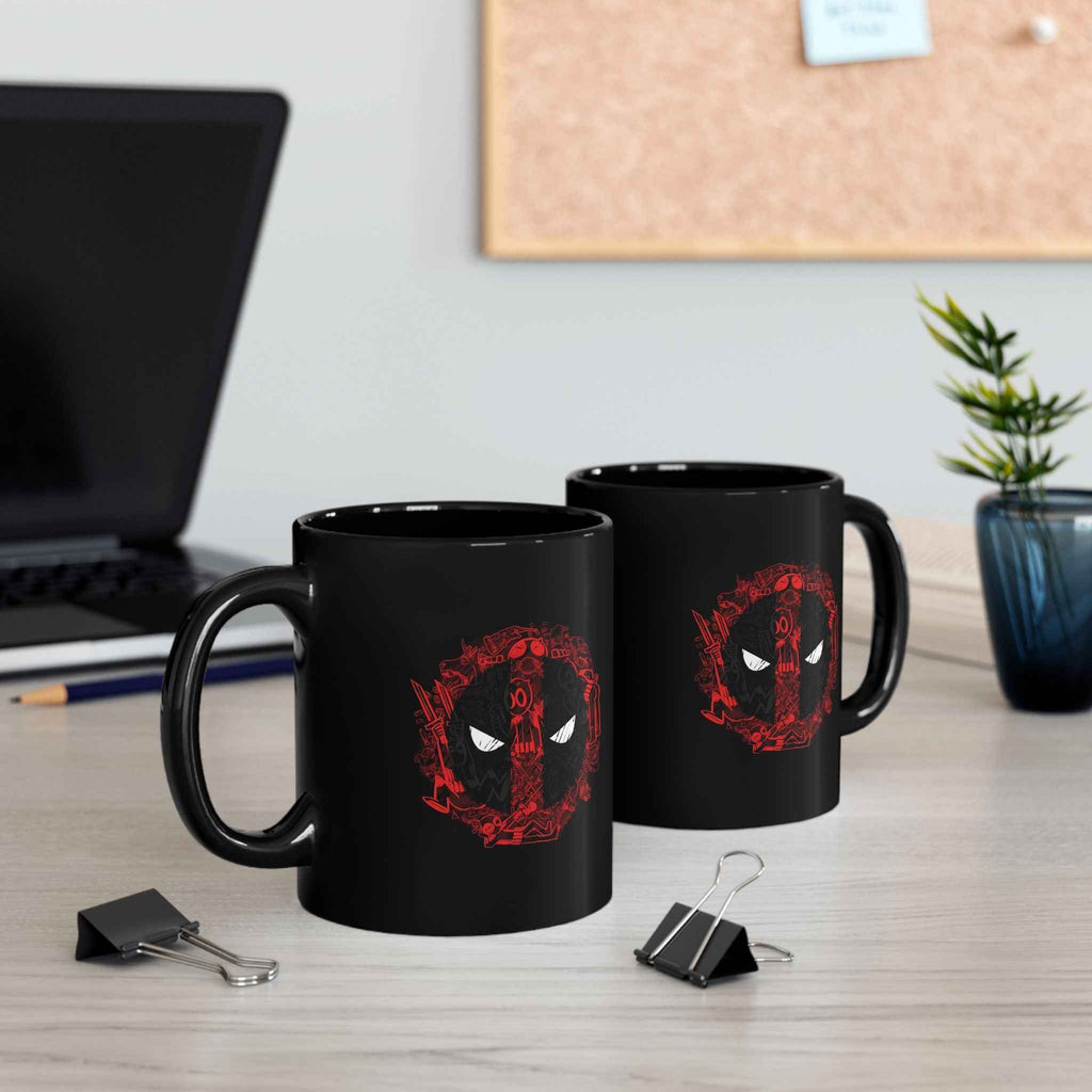 Wade Wilson Deadpool Symbol Ceramic Mug