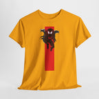 Marvel Miles Morales Spider-Man T-Shirt – Red Vertical Stripe Design | Premium Superhero Tee for Fans