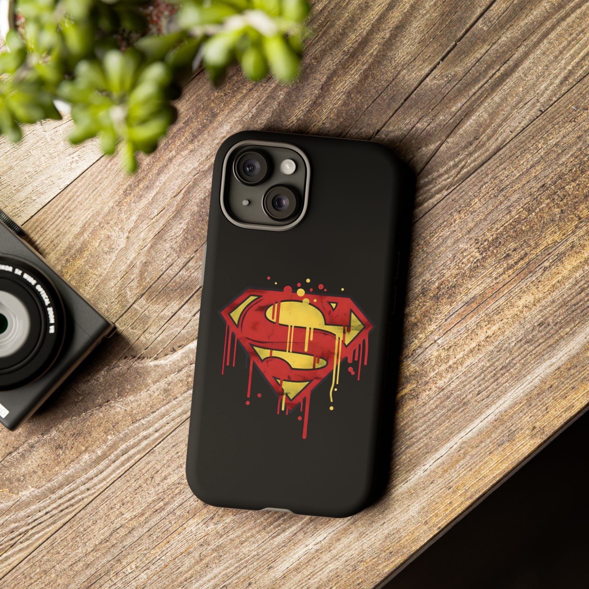 Superman Graphiti Hard iPhone Case