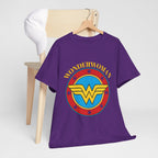Wonder Woman Retro Logo Unisex T-Shirt - Classic DC Justice League Amazon Warrior Emblem Shirt