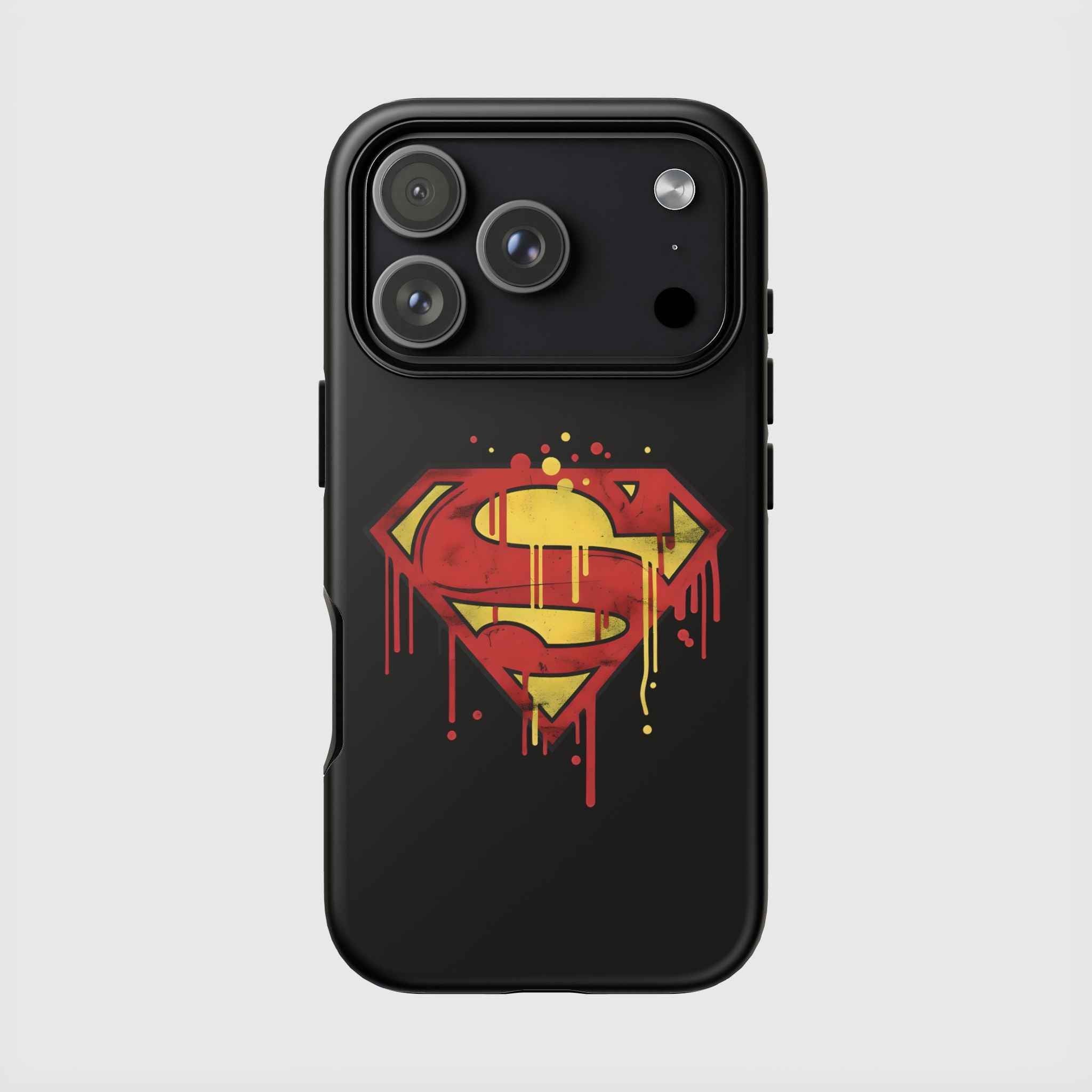 Superman Graphiti Hard iPhone Case