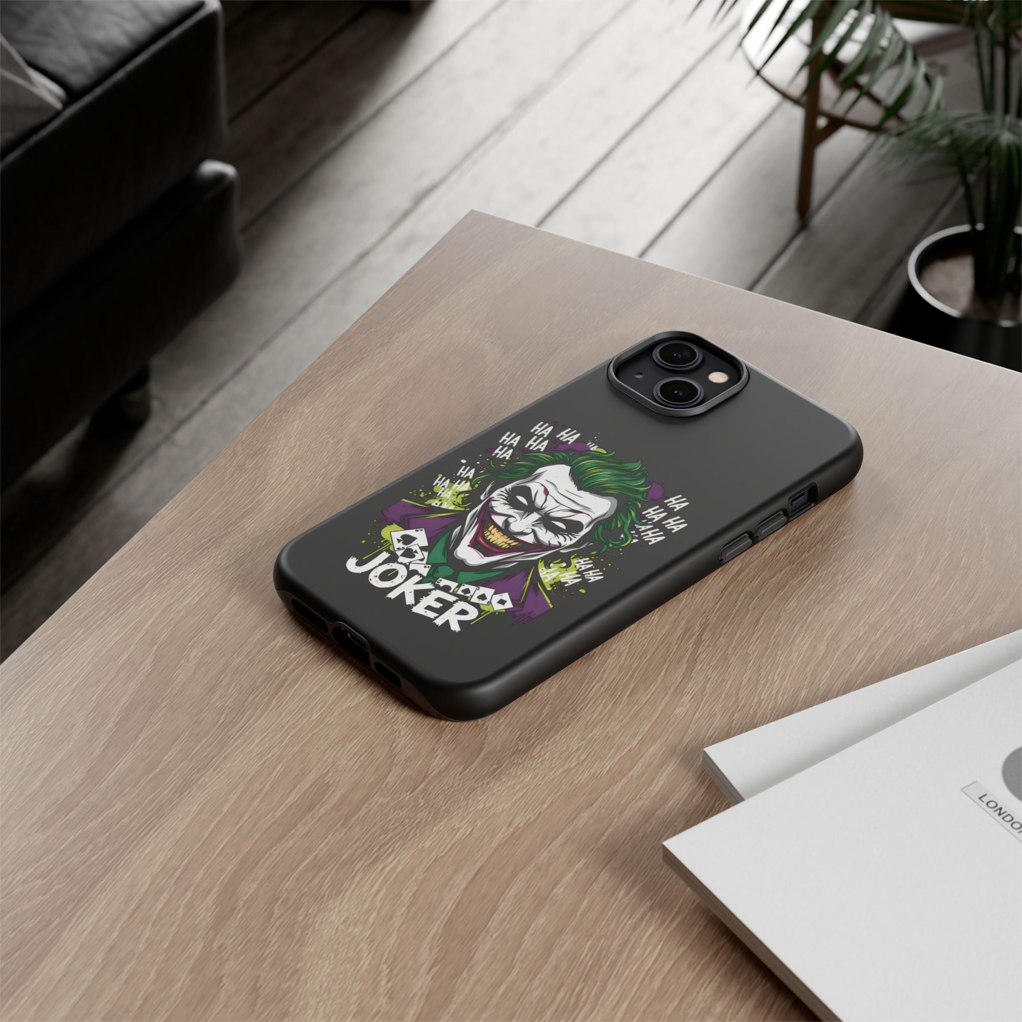 Joker "Bad Joke" DC Villain Hard Case for iPhone 17, 17 Air, 17 Pro Max, 16, 15, 14