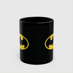 Batman Black Mug - Perfect for Superhero Fans - Drkheroz