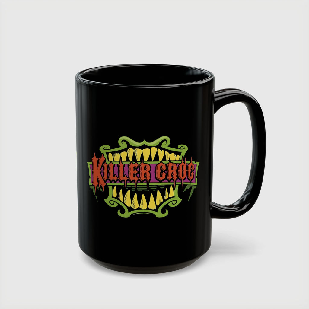 Killer Croc Black Mug — 11oz & 15oz Graphic Coffee Cup