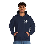 Fantastic Four Retro Logo Hoodie — Minimalist Vintage Comic Pullover
