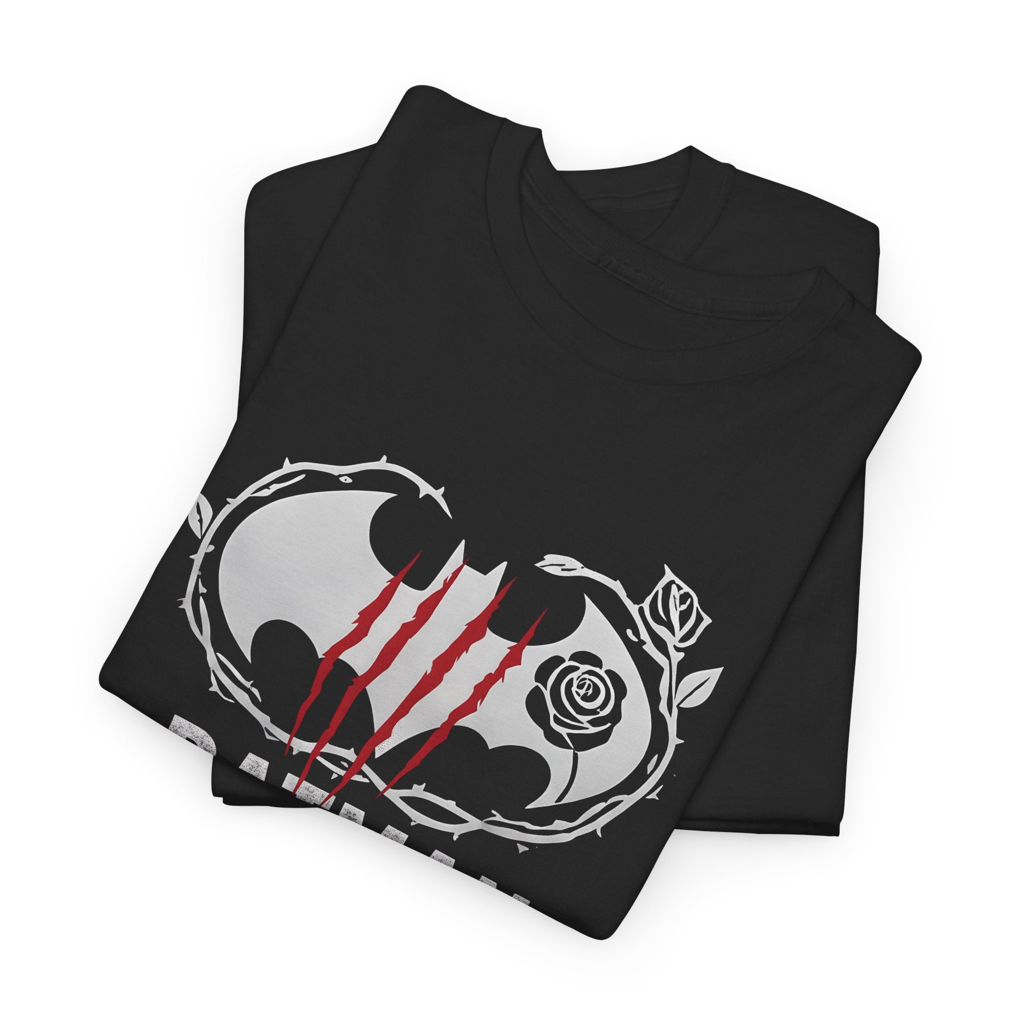 DC Batman "My Love" Heart Logo T-Shirt — Romantic Valentine’s Gift for Partners
