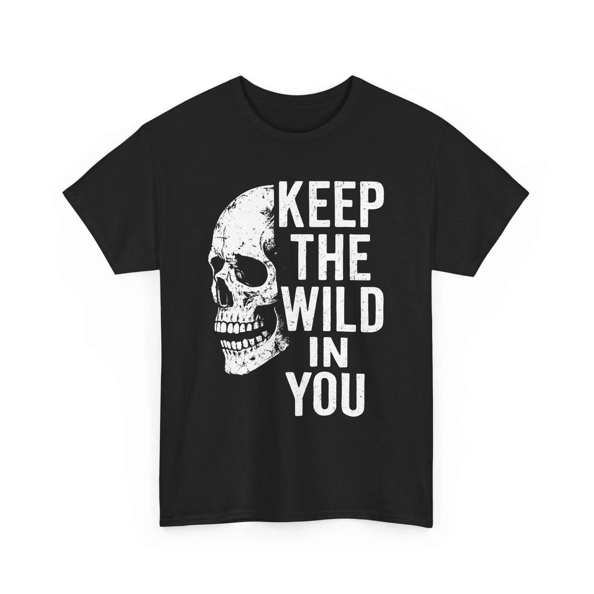The Wasteland Skull Tee : Unisex Heavy Cotton Tee