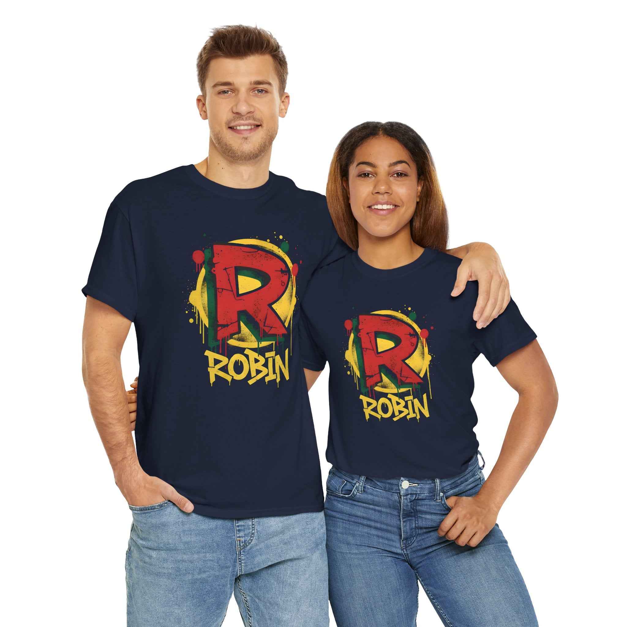 Robin Boy Wonder Graffiti R Logo Unisex T-Shirt