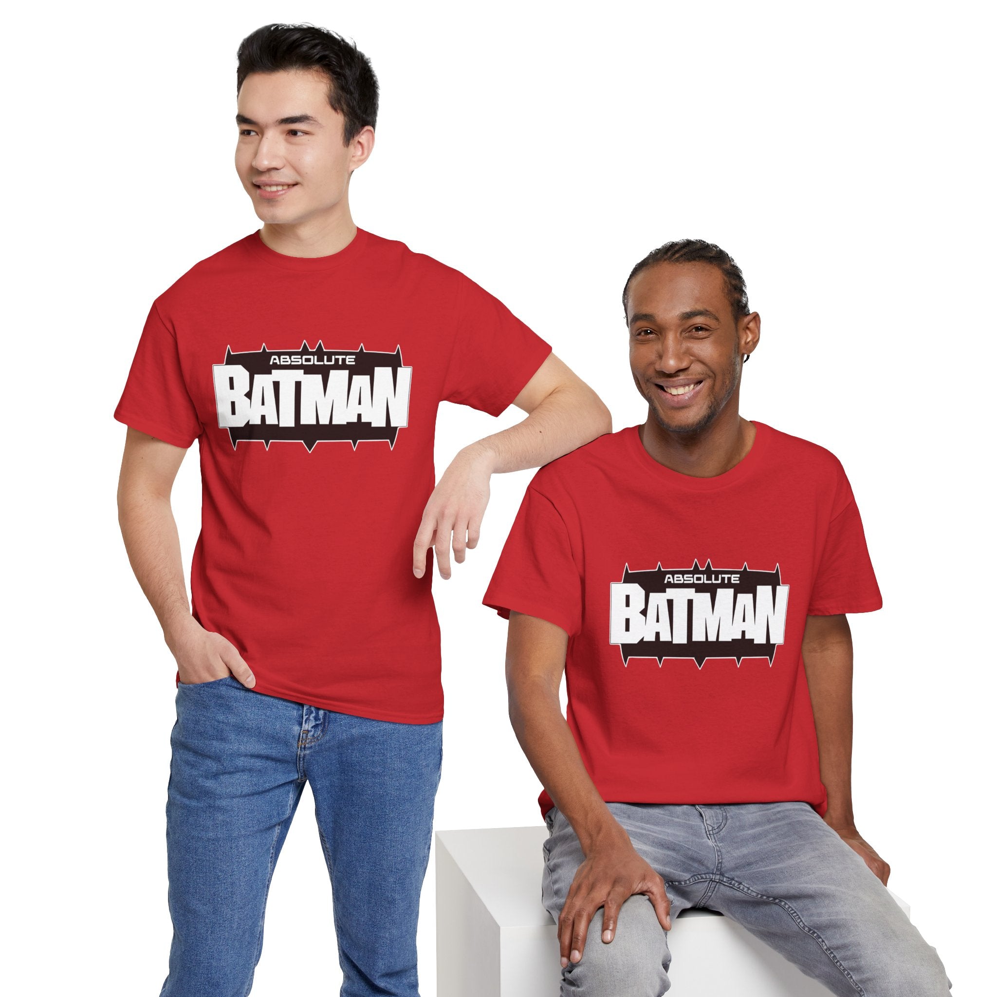 Absolute Batman Logo Unisex T-Shirt – DC Absolute Universe Gotham Knight Heavy Bat Graphic Tee