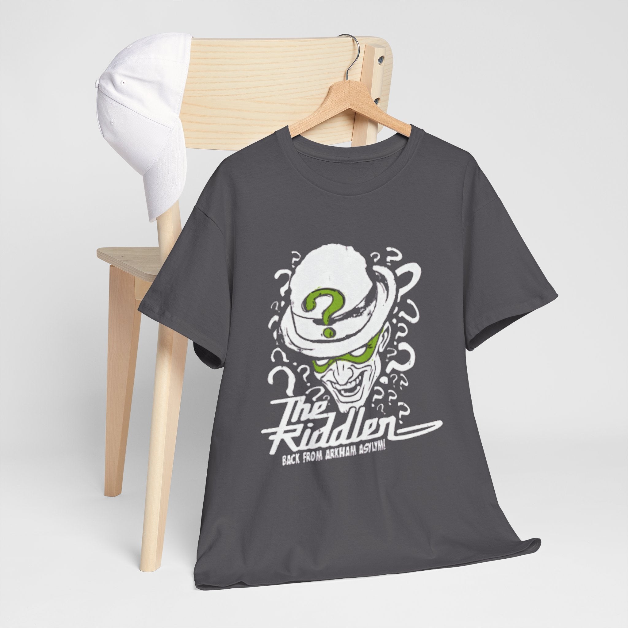 The Riddler T-Shirt – Vintage DC Batman Villain Graphic Tee | Gotham Puzzle Design