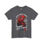 Marvel Spider-Man 'Gives the Finger' Comic Tee — Web-Slinger Graphic T-Shirt