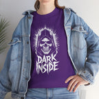 Dark Inside Skull Graphic T-Shirt — Gothic Halloween Alternative Tee