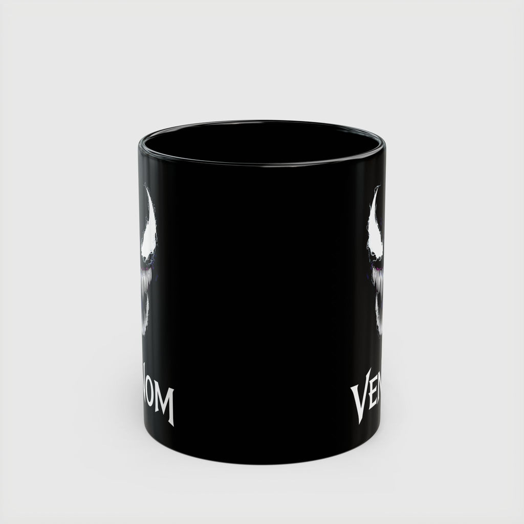 Eddie Brock Venom Symbiote Scream Black Coffee Mug - Drkheroz