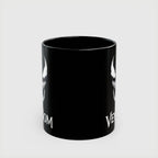 Eddie Brock Venom Symbiote Scream Black Coffee Mug - Drkheroz