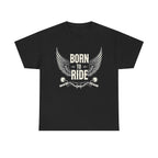 Born to Ride Unisex Tee - Motorcycle Lover's Graphic T-Shirt, Perfect for Bikers, Summer Events, Gifts, Casual Wear