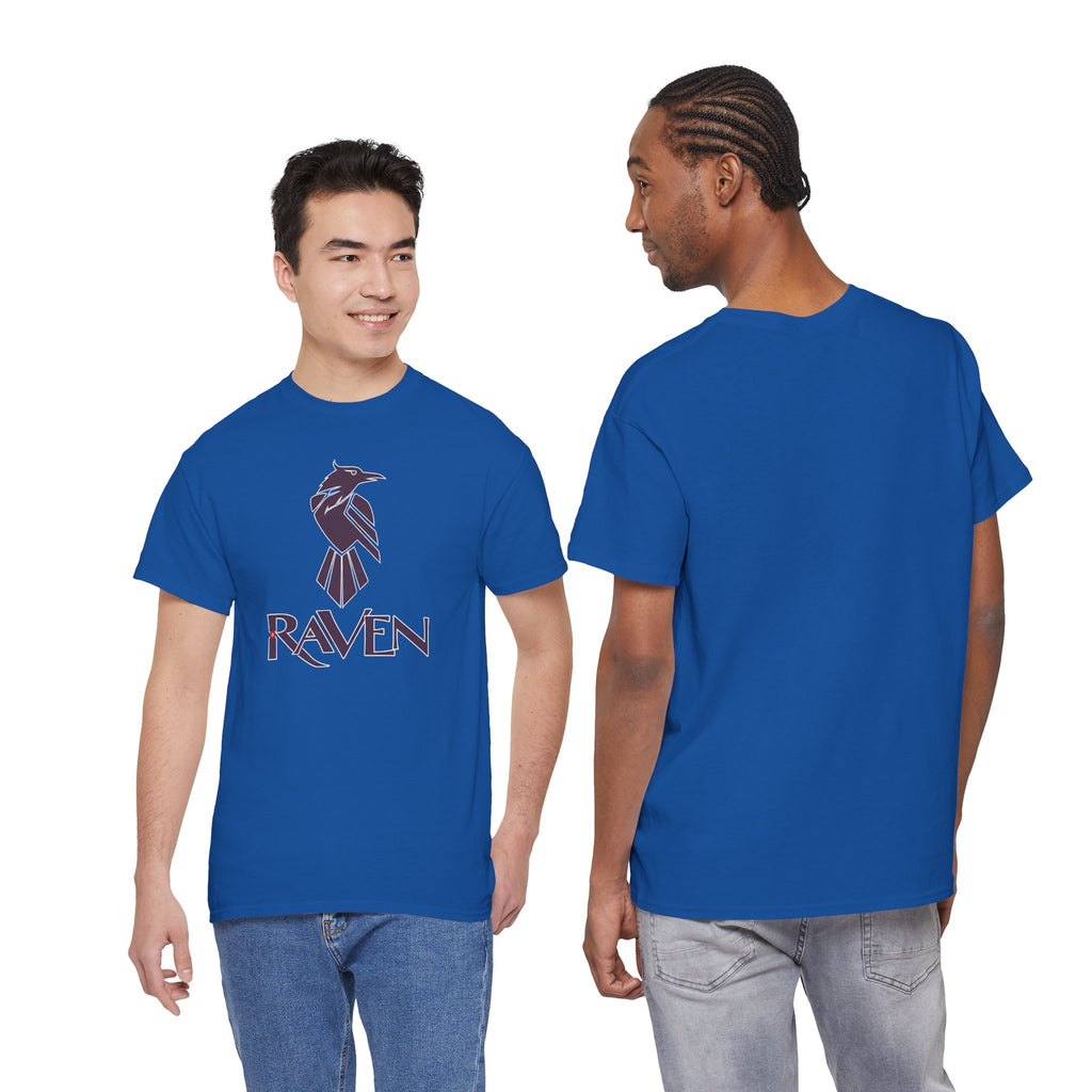 Teen Titans Raven Graphic Tee — Purple Geometric Raven Shirt