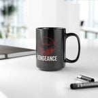 Batman Vengeance Blood Splatter Black Ceramic Mug