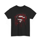 Superman Bloody S Shield Sacrifice Black Unisex T-Shirt