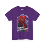 Marvel Spider-Man 'Gives the Finger' Comic Tee — Web-Slinger Graphic T-Shirt