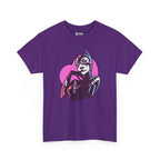 Catwoman Neon Heart Retro Comic T-Shirt — Catwoman Anti-Hero Tee