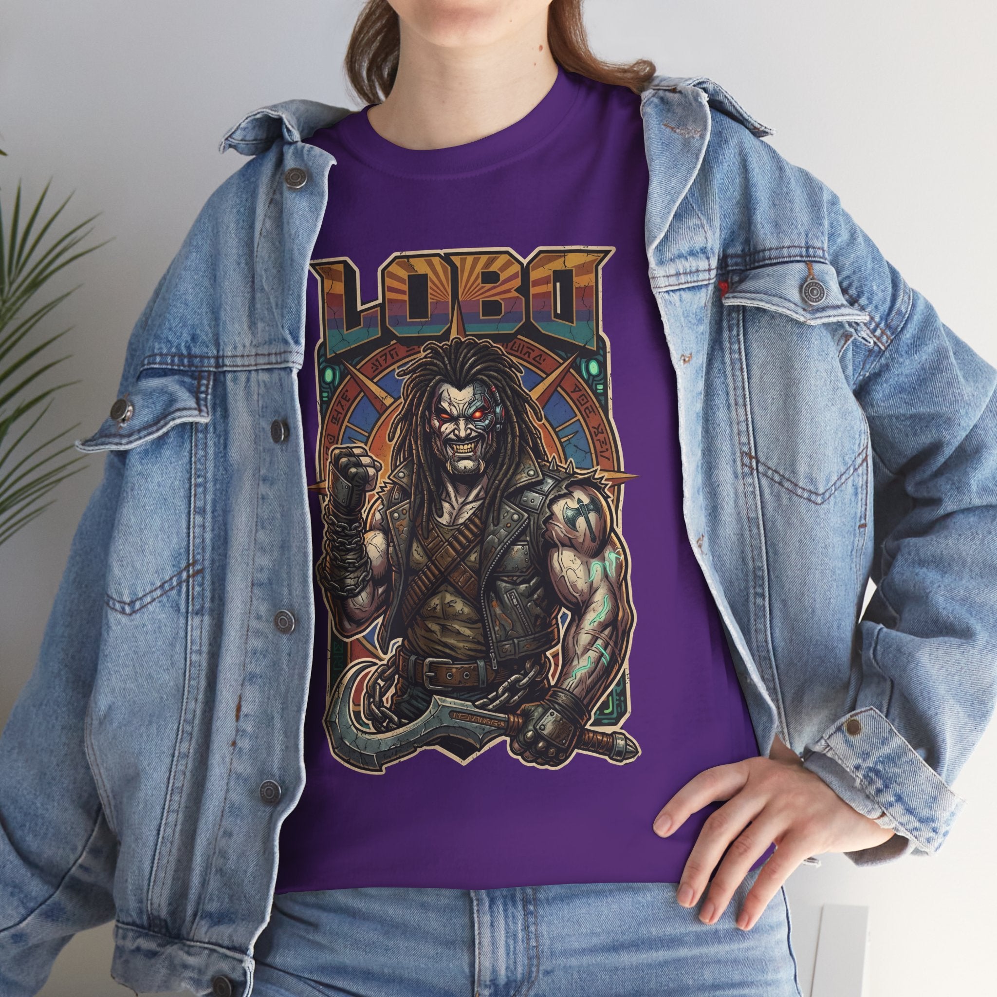 Lobo Warrior Graphic Tee – Jason Momoa’s DCU Czarnian Bounty Hunter T‑Shirt