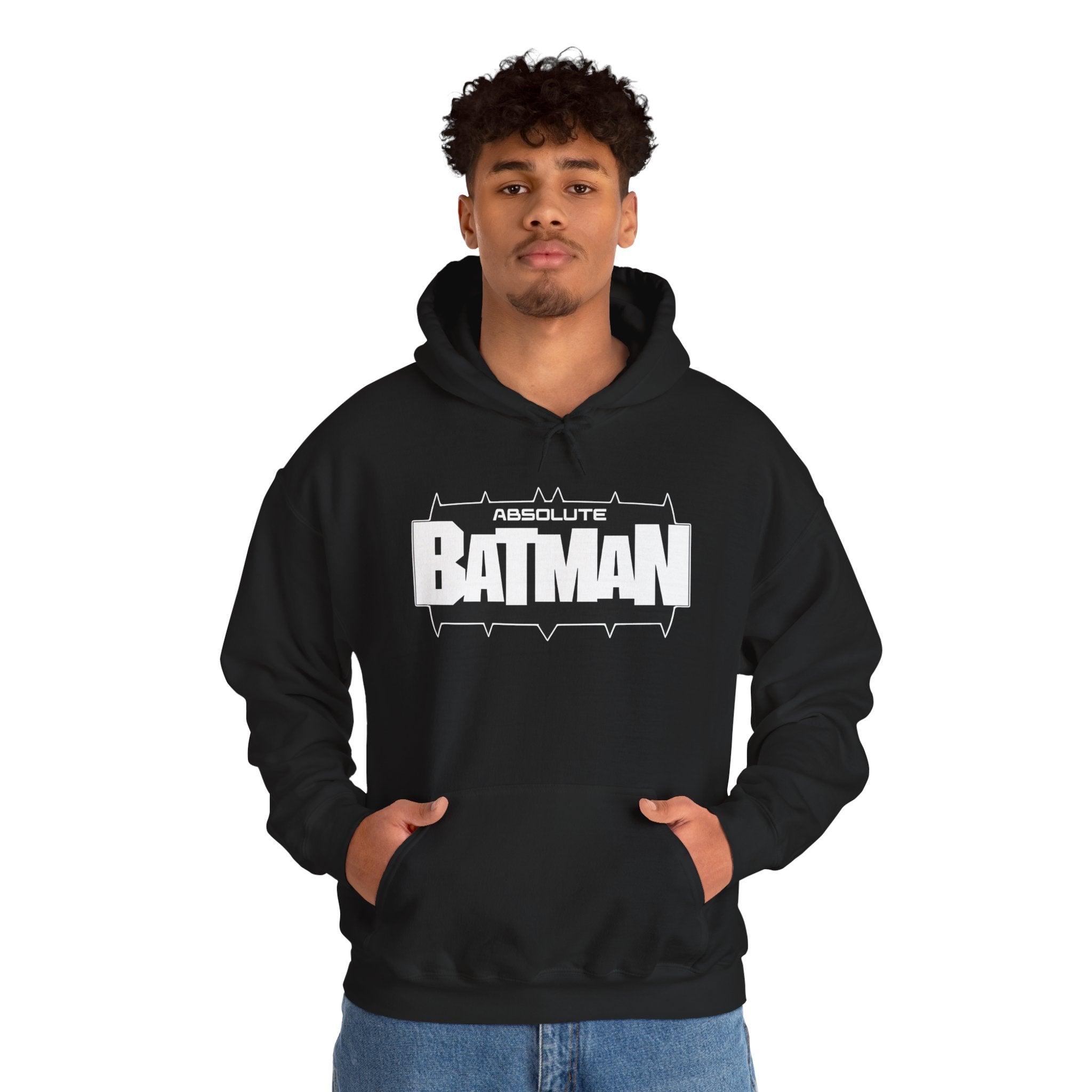 Absolute Batman Logo Unisex Hoodie – Gotham Knight Heavy Bat Graphic Hoodie
