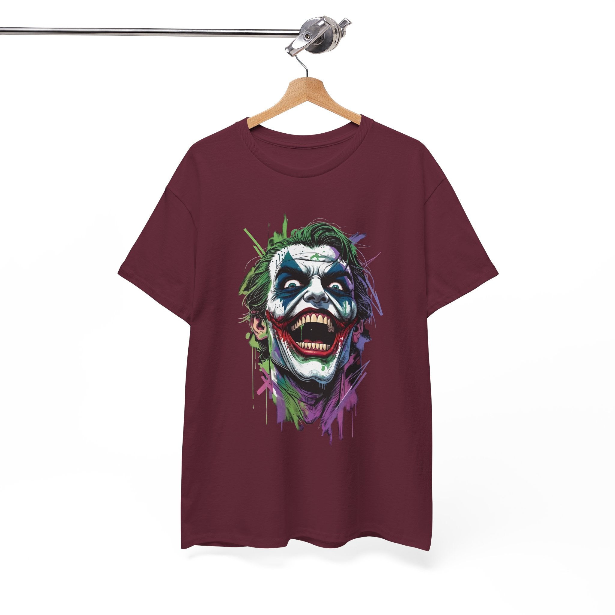 The Joker Streetwear Unisex Graphic Tee - Vintage DC Comics Joker Laugh T-Shirt