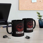 Batman Vengeance Blood Splatter Black Ceramic Mug