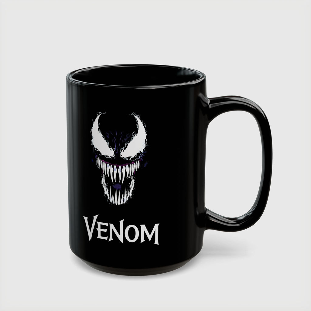 Eddie Brock Venom Symbiote Scream Black Coffee Mug - Drkheroz