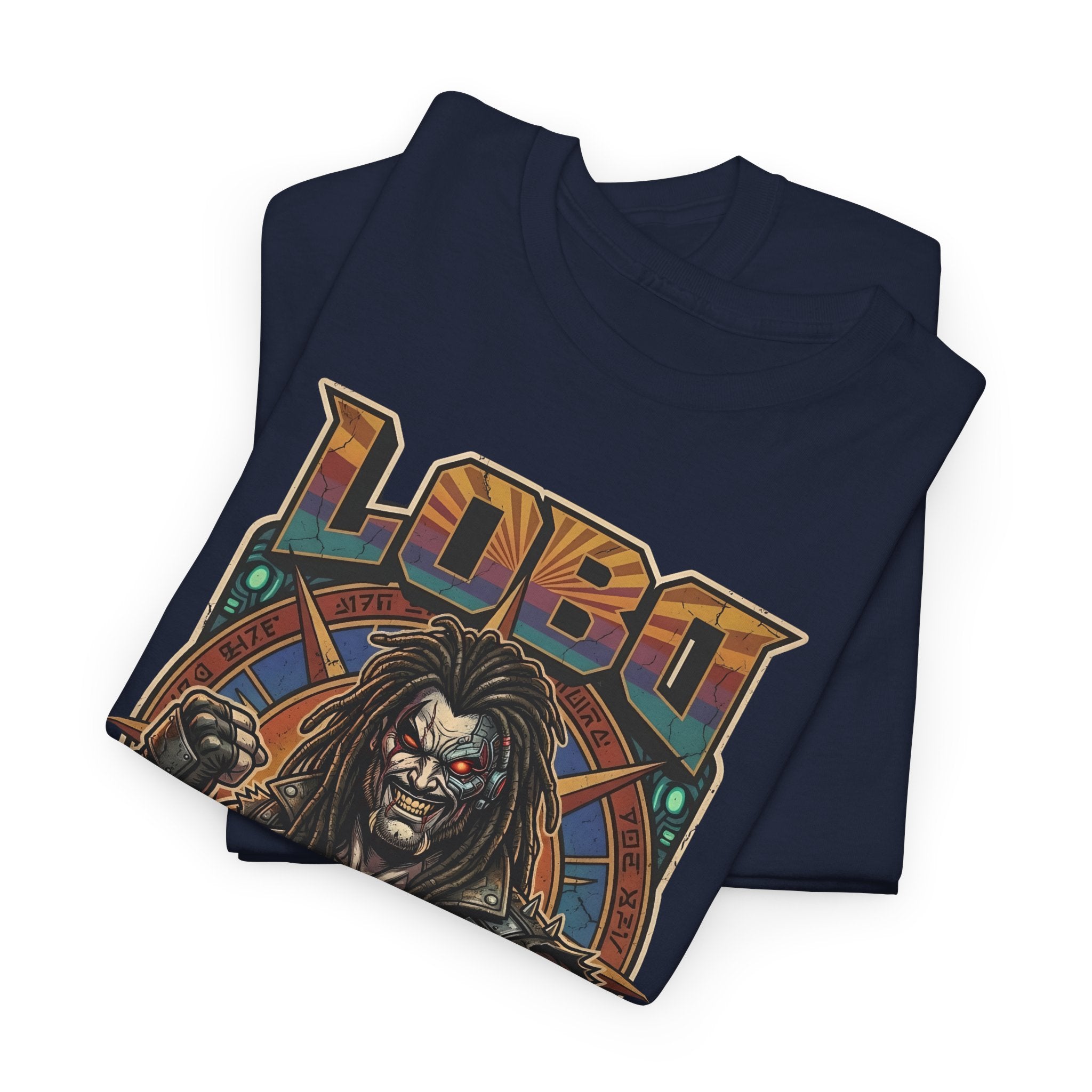 Lobo Warrior Graphic Tee – Jason Momoa’s DCU Czarnian Bounty Hunter T‑Shirt