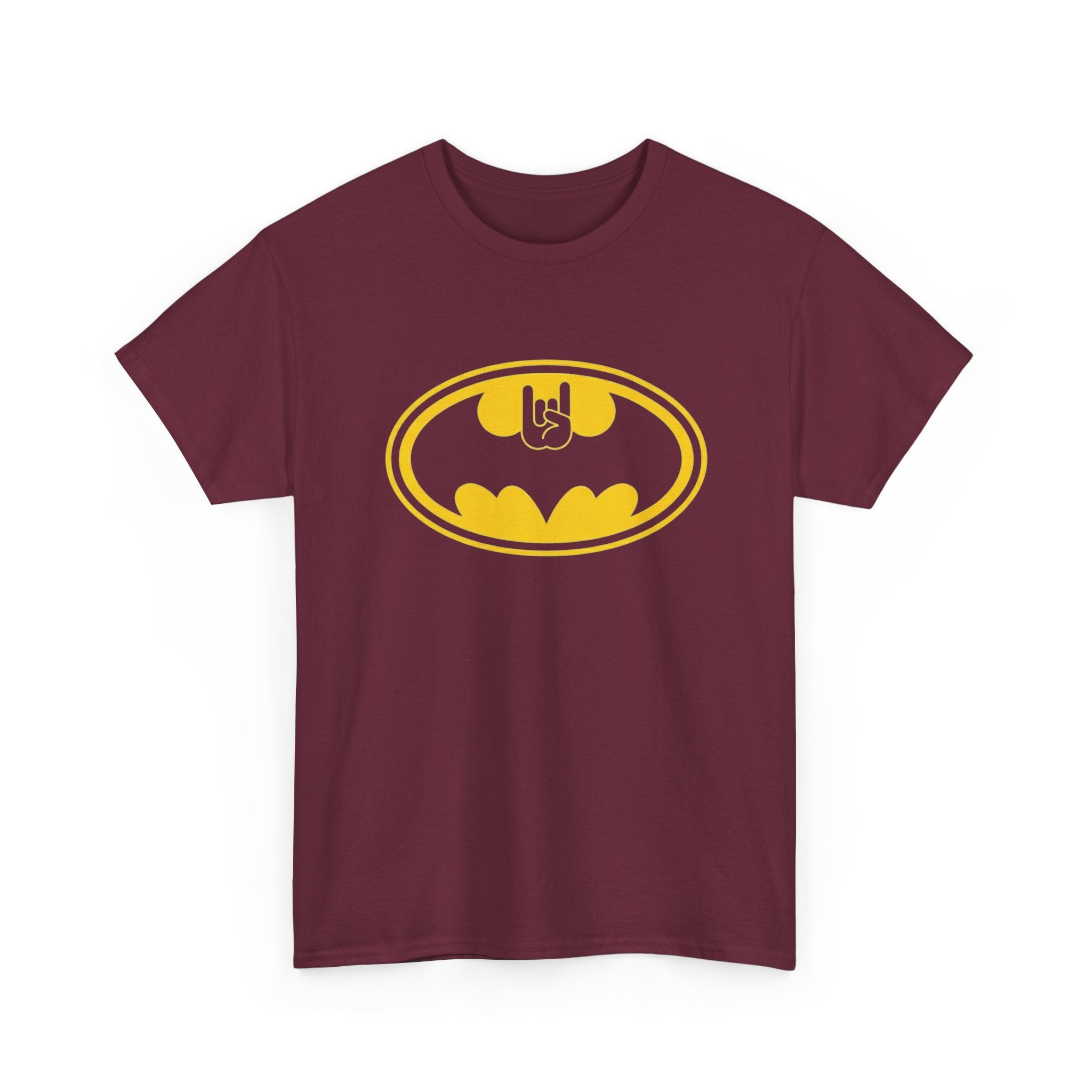 Batman Classic Rock And Roll Logo Unisex Premium T-Shirt
