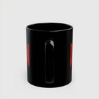 Batman Movie 2022 Red Logo Black Mug — 11oz & 15oz Ceramic Coffee Cup