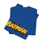 Batman  DC Comics inspired Logo T‑Shirt — Retro Yellow & Red Batman Emblem Tee