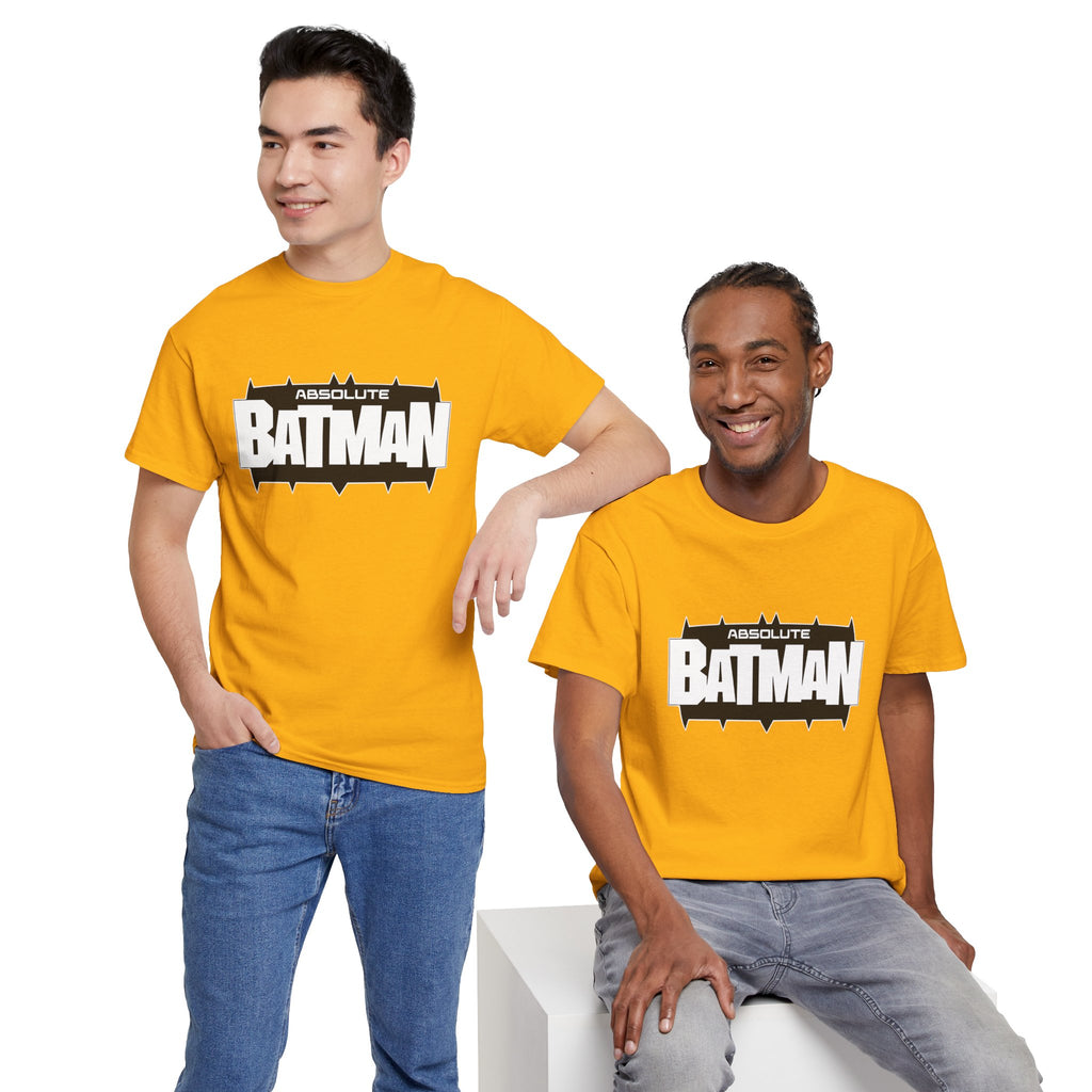 Absolute Batman Logo Unisex T-Shirt – DC Absolute Universe Gotham Knight Heavy Bat Graphic Tee