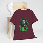 Doctor Doom Retro Green Villain Portrait T-Shirt — Avengers Graphic Tee