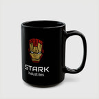 Iron Man Stark Industries Black Ceramic Coffee Mug - Drkheroz