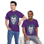 Joker Smile Graphic T-Shirt – Dark Villain Green Grin Unisex Tee