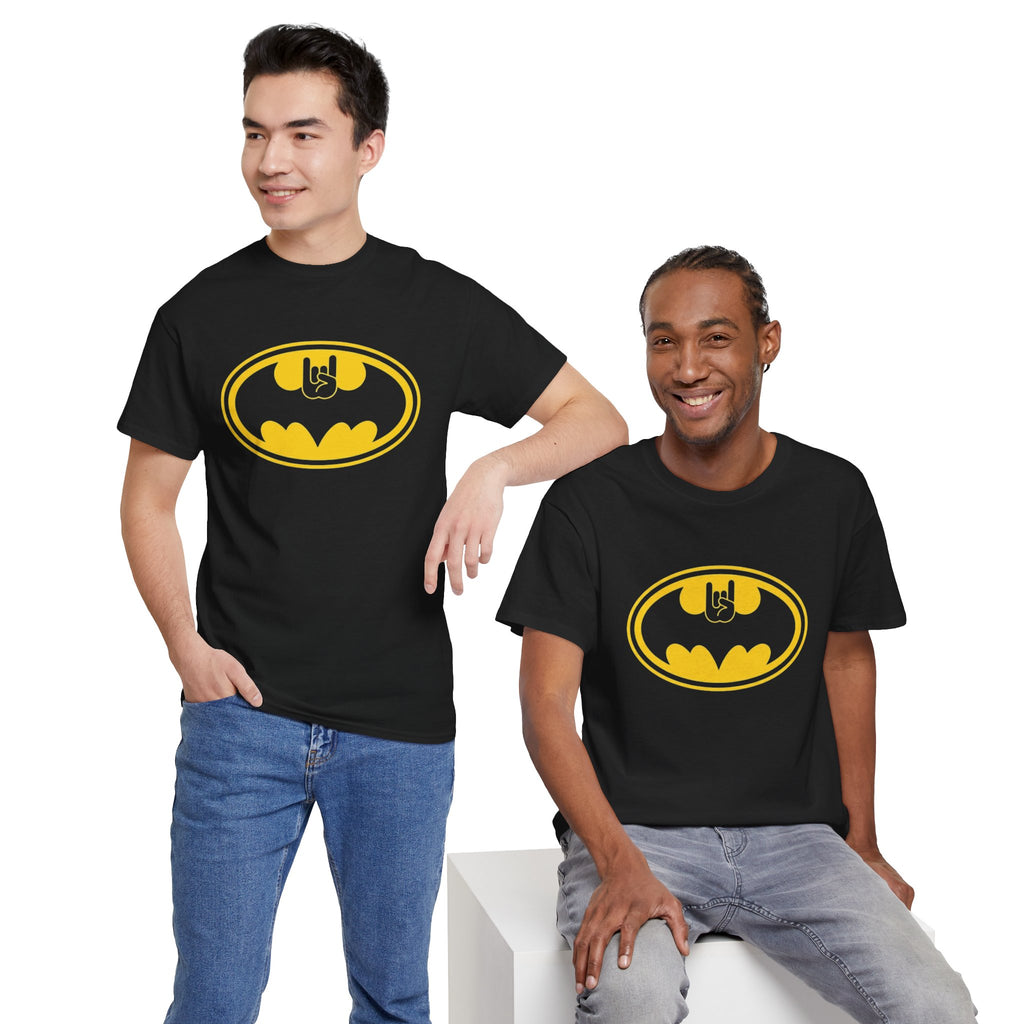 Batman Classic Rock And Roll Logo Unisex Premium T-Shirt